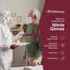 Fifthpulse FMN100, Nitrile Disposable Gloves, 3 mil Palm, Nitrile, Powder-Free, M, 200 PK, Burgundy FP-N-200-M-BRG